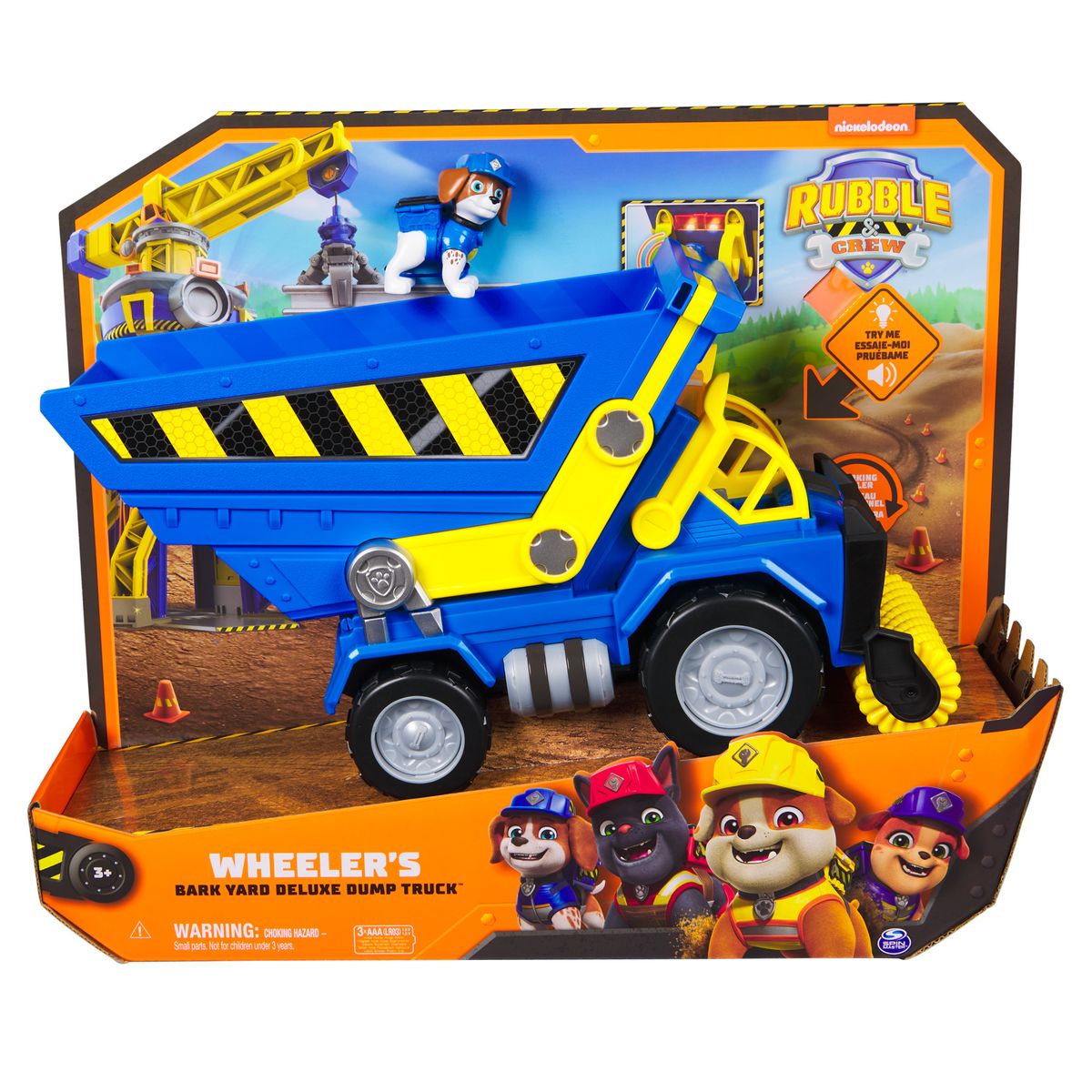 PAW PATROL - Camión Tolva De Rubble Con Luz Y Sonido Paw Patrol