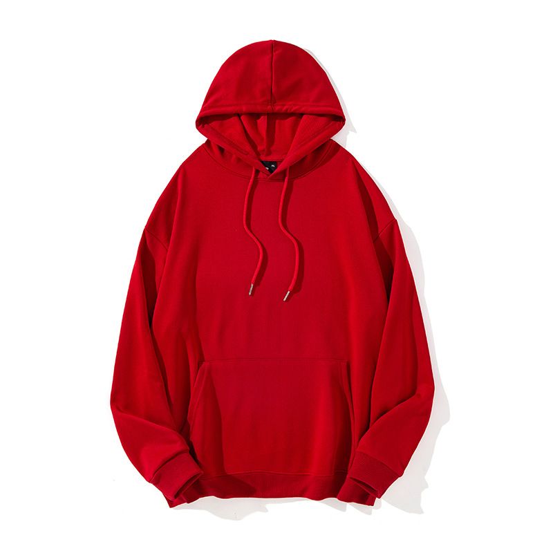 BLWOENS - polera de manga larga para hombres y mujeres en primavera y otoño - Rojo
