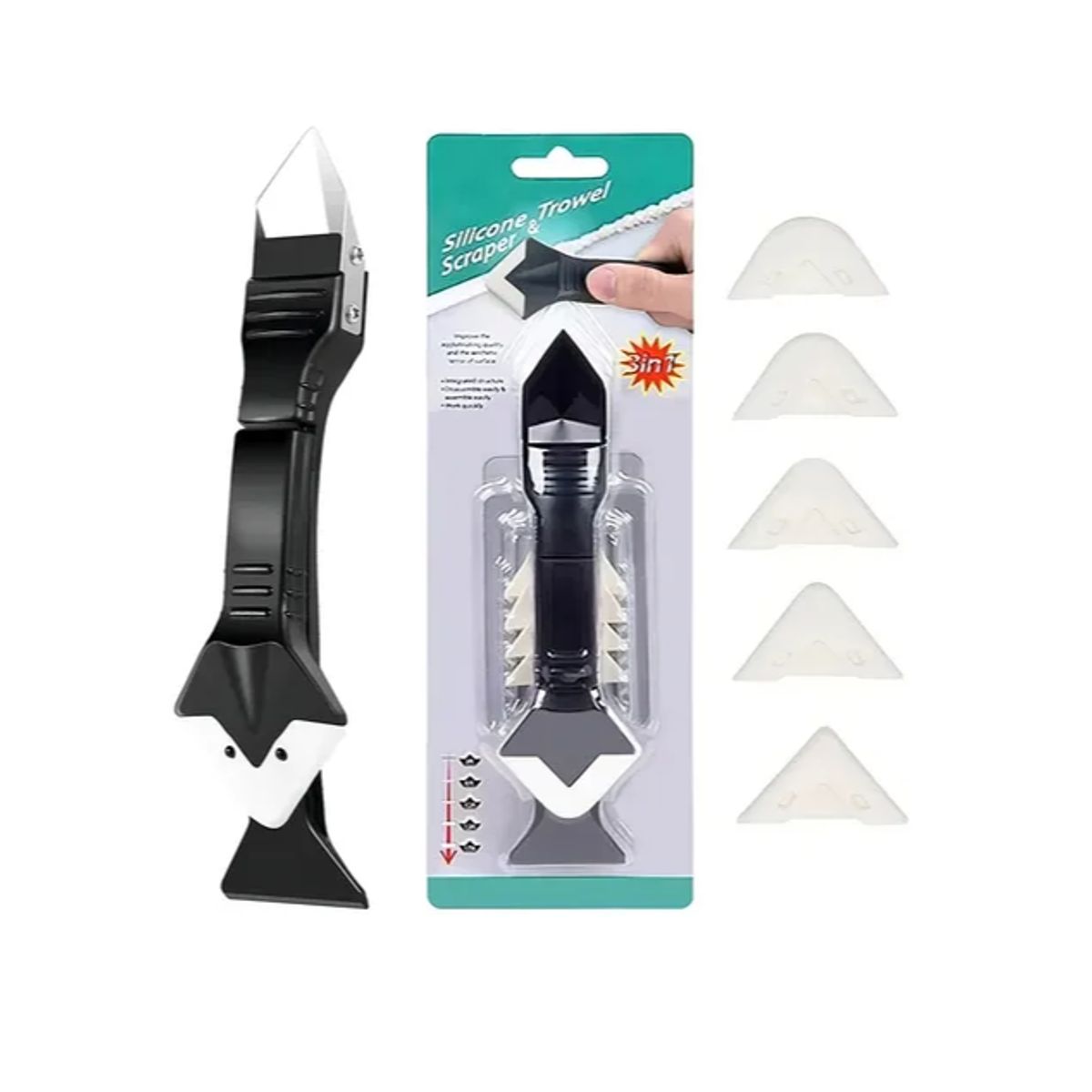 GENERICO - Kit Espátula Removedor Eliminador Para Calafateo Silicona