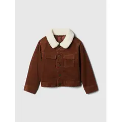GAP - Chaqueta Toddler Niño Cotelé Café