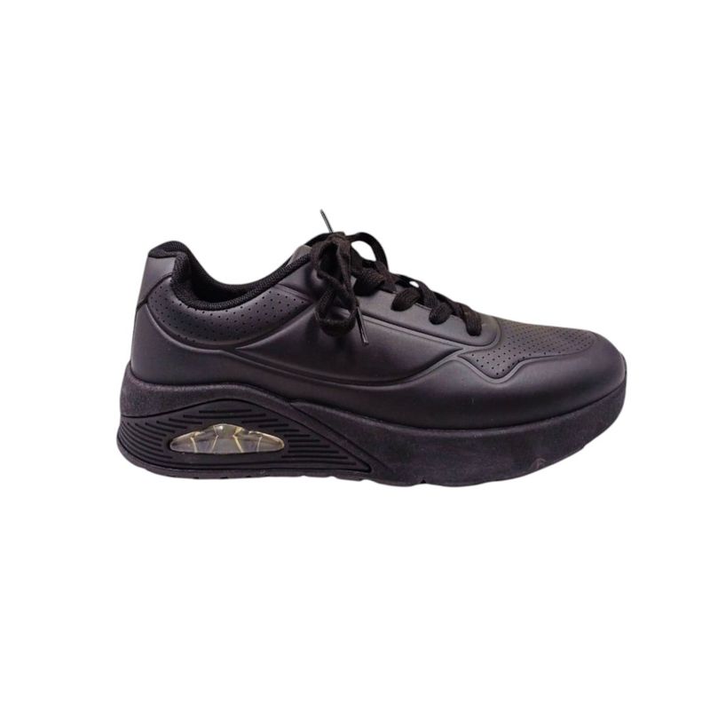 HERIEL - Zapatilla Negra Plataforma Mujer.