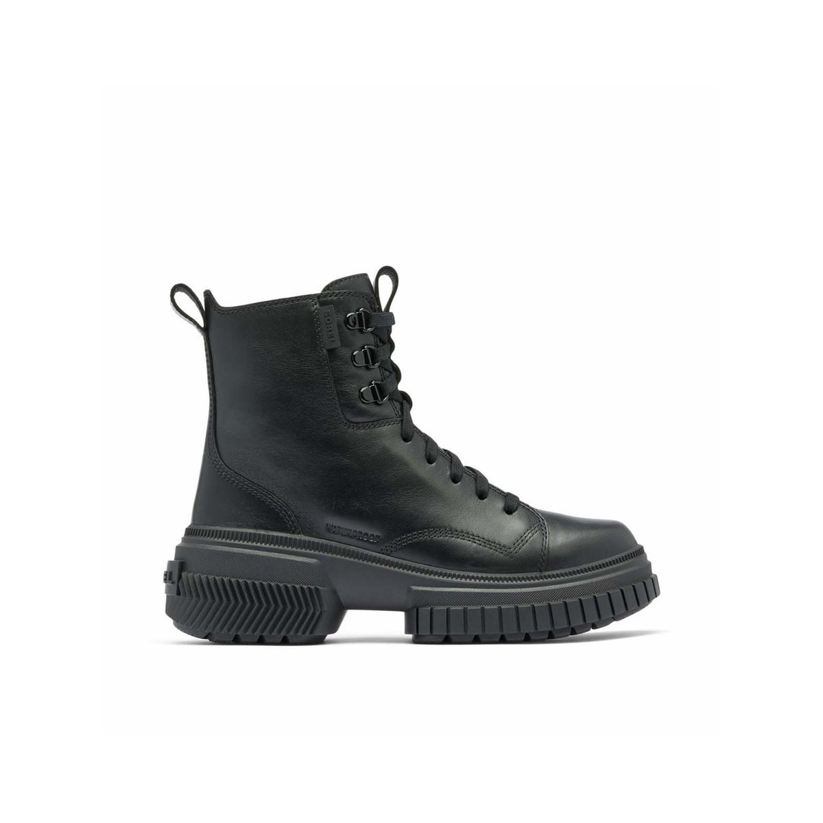 SOREL - Bota Cuero Ona Ave Boot Lace Wp Negro Mujer SOREL
