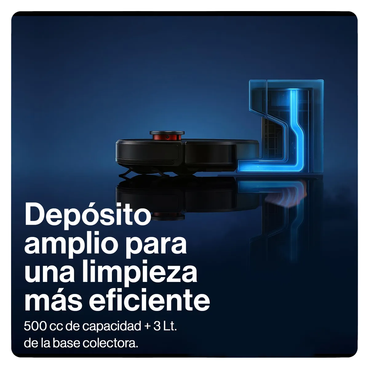 BETTERLIFE - Robot Aspiradora y Trapeador con Base Colectora + 3 Bolsas de Polvo