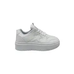 HERIEL - Zapatilla Blanca Plataforma Mujer