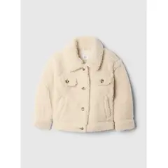 GAP - Chaqueta Toddler Niña Sherpa Beige