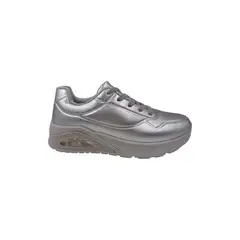 HERIEL - Zapatilla Plateada Plataforma Mujer