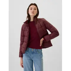 GAP - Chaqueta Mujer Puffer Rojo