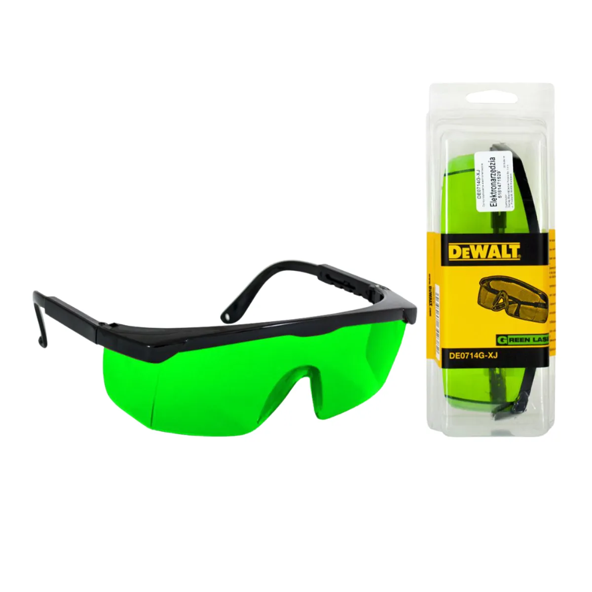 Lentes Para Trabajar con Laser Color Verde DeWalt DE0714GXJ, marca DEWALT - Foto Principal