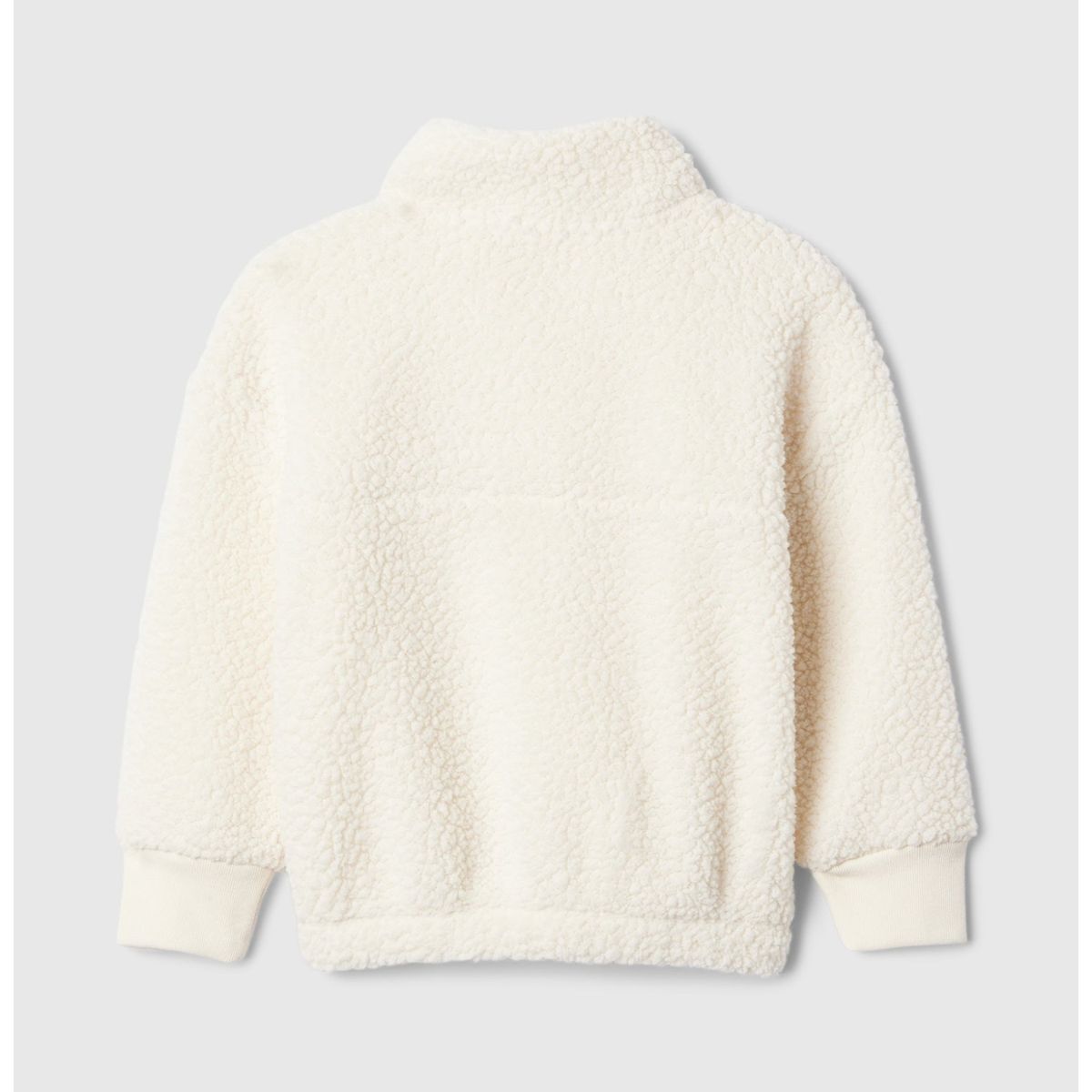 GAP - Polar Toddler Niña Sherpa Medio Cierre Beige GAP