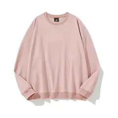 BLWOENS - Polera de manga larga para hombres y mujeres en primavera y otoño - Rosa