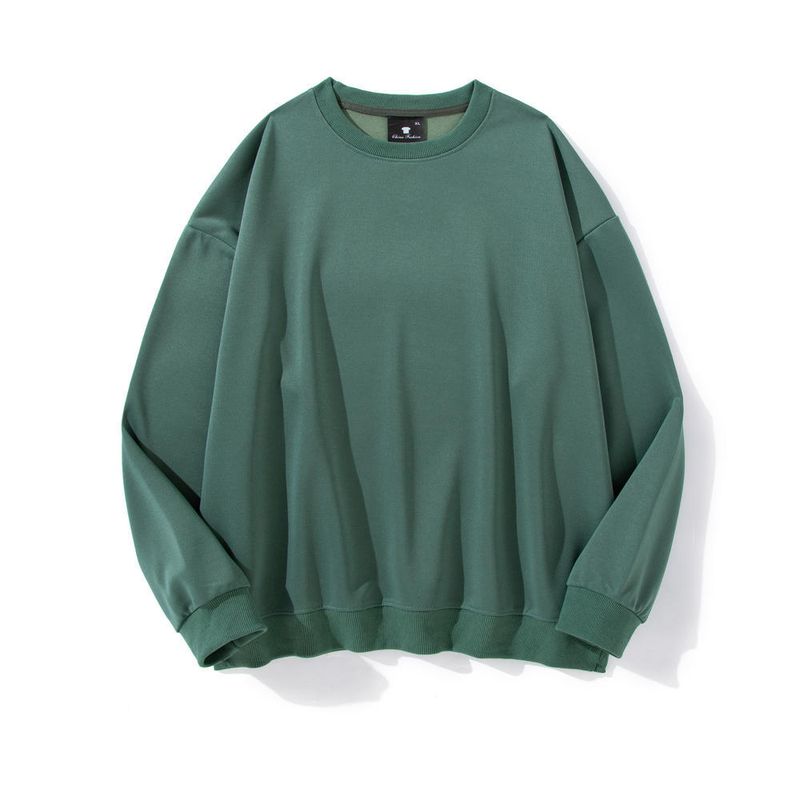 BLWOENS - polera de manga larga para hombres y mujeres en primavera y otoño - Verde
