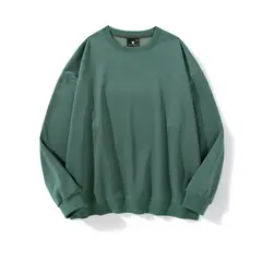 BLWOENS - Polera de manga larga para hombres y mujeres en primavera y otoño - Verde
