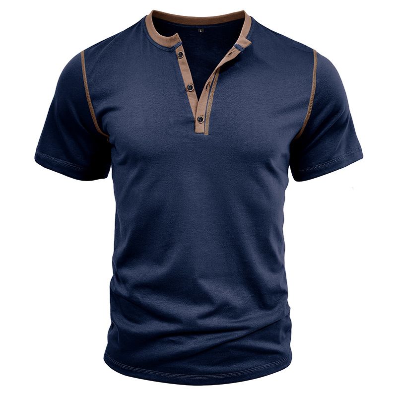 BLWOENS - Polera Hombre de manga corta-Azul