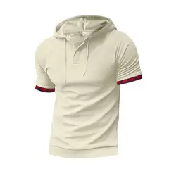 BLWOENS - Polera Manga Corta Hombre - Beige