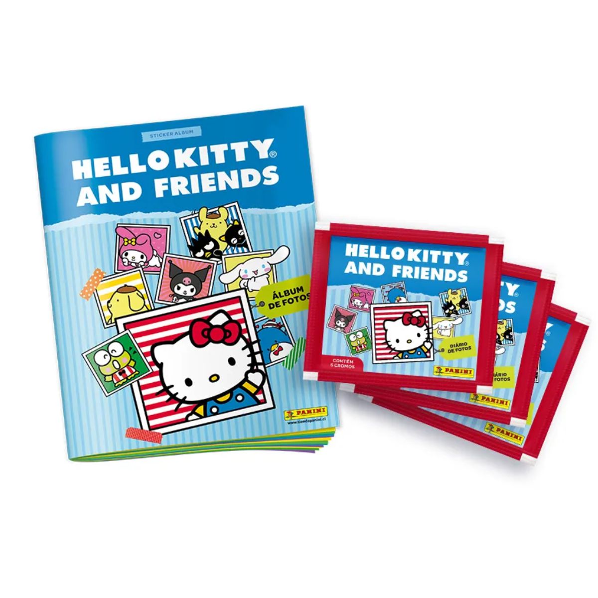 PANINI CHILE - Pack Álbum + 20 Sobres Hello Kitty And Friends 2025