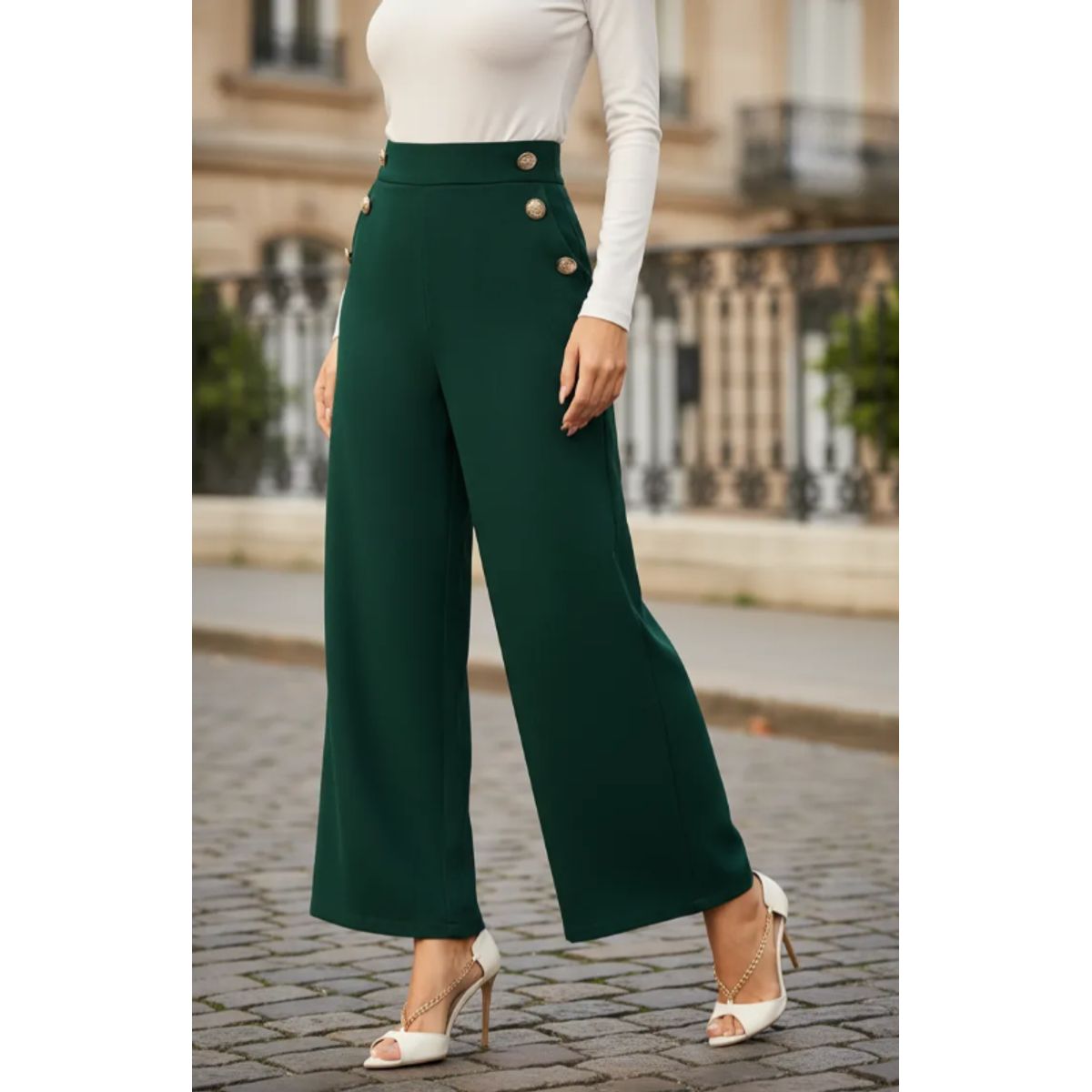 AGW - Pack 2 Pantalones Mujer Chiporro de Vestir