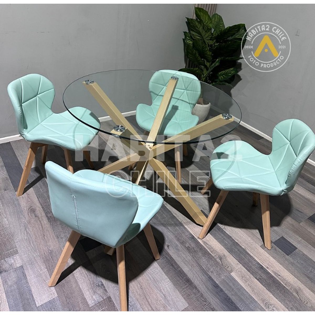 GENERICO - Comedor Aviador 100cm -Menta 4 puestos…