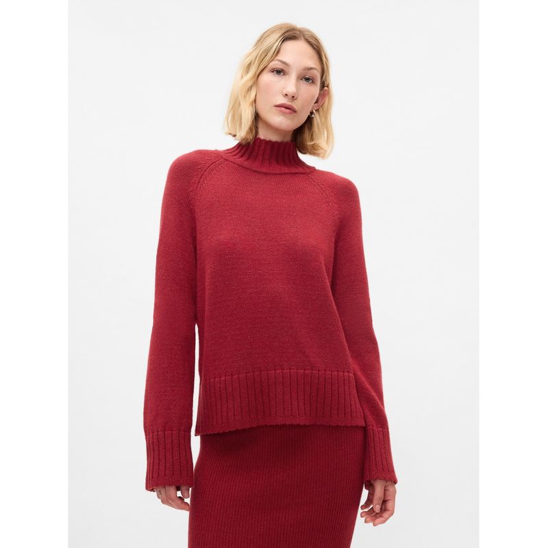 GAP - Sweater Mujer Turtleneck Rojo GAP