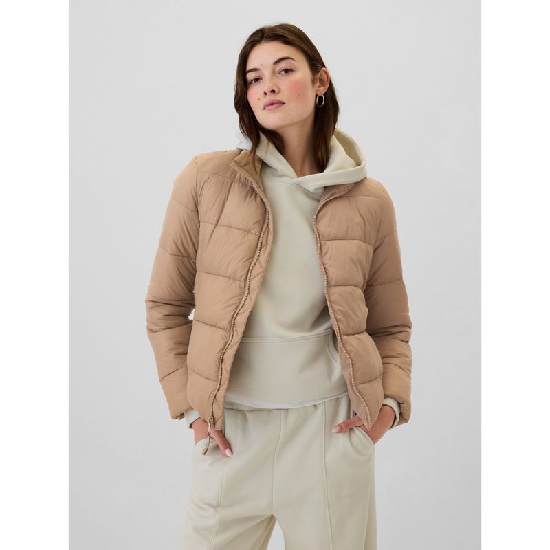 GAP - Chaqueta Mujer Puffer Beige GAP.