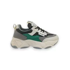 HERIEL - Zapatilla Negra Plataforma Mujer