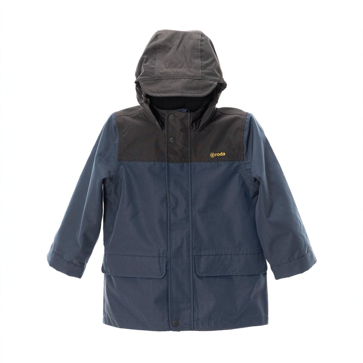 RODA - Chaqueta Impermeable para niños y niñas Azul.
