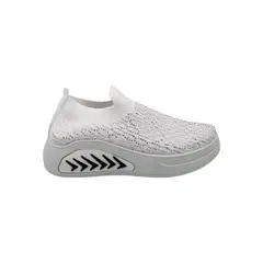 HERIEL - Zapatilla Blanca Lona Plataforma