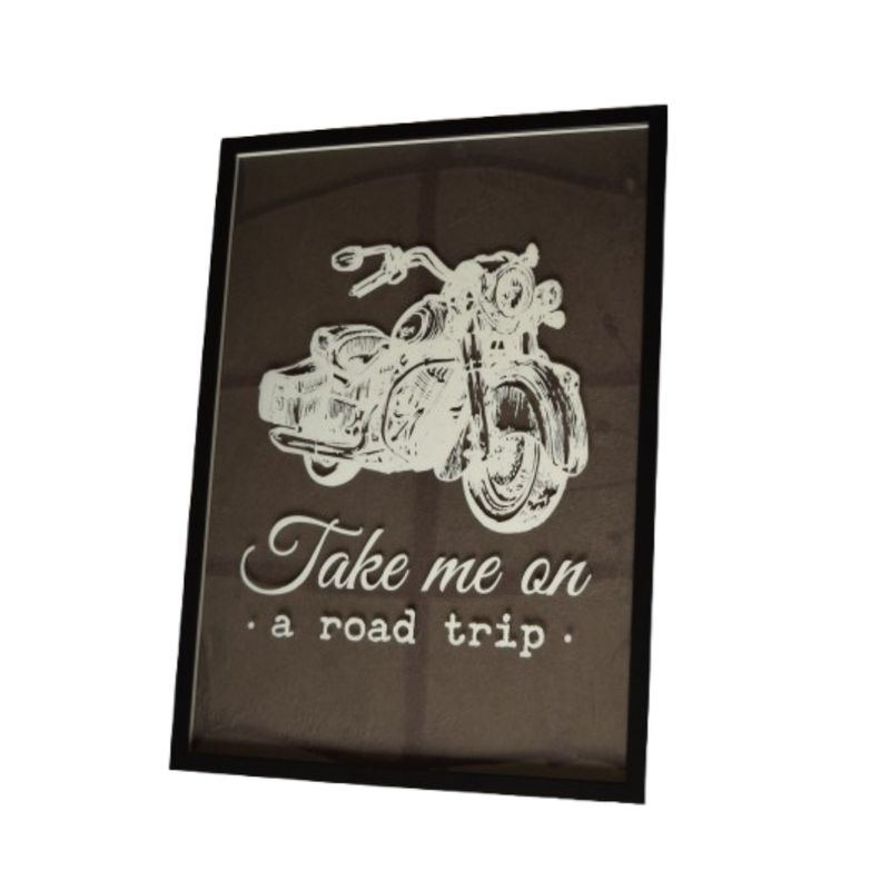 GENERICO - Cuadro Decorativo de Moto Estilo Urbano B