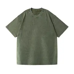 BLWOENS - Polera de manga corta de verano para hombres y mujeres - Verde