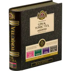 BASILUR - Te Verde Negro Surtido Libro Gintonic Negro 32 Bolsas