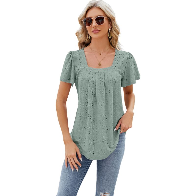 BLWOENS - Polera manga corta para mujeres - Verde