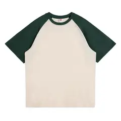 BLWOENS - Polera de manga corta de verano para hombres y mujeres - Verde_.