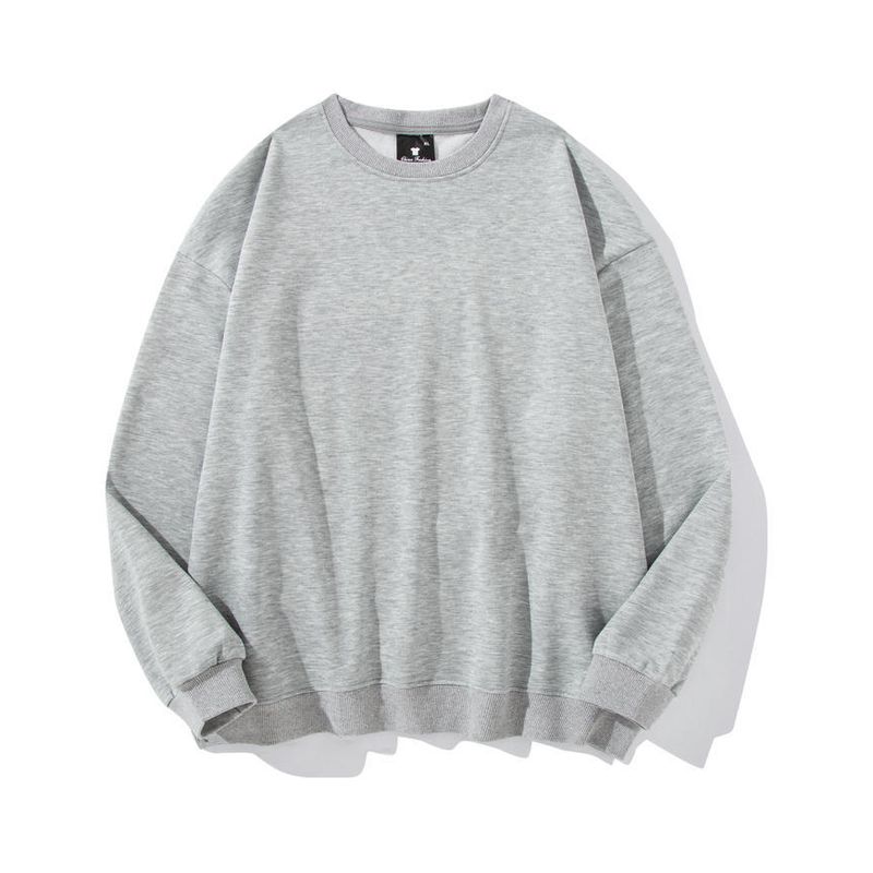 BLWOENS - polera de manga larga para hombres y mujeres en primavera y otoño - Gris