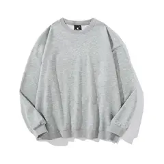 BLWOENS - Polera de manga larga para hombres y mujeres en primavera y otoño - Gris
