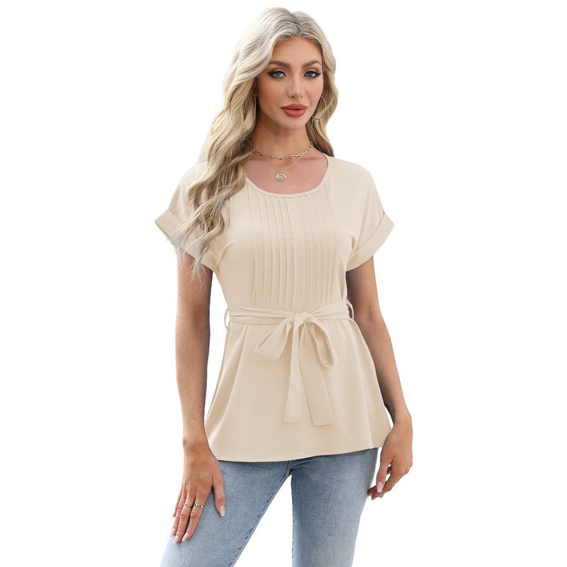 BLWOENS - Polera manga corta Mujer - Beige