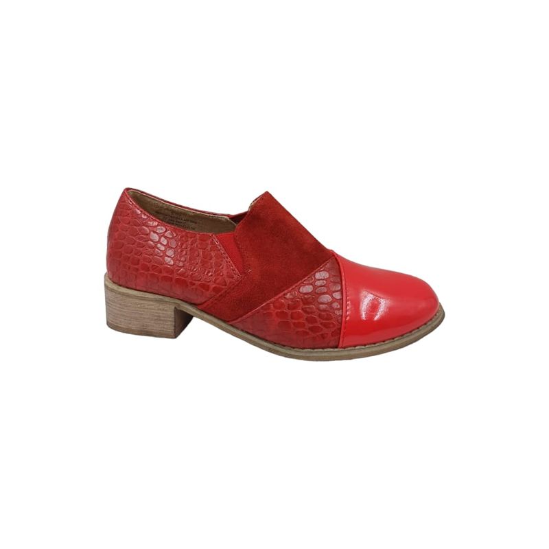 HERIEL - Zapato Rojo Bajo Charol