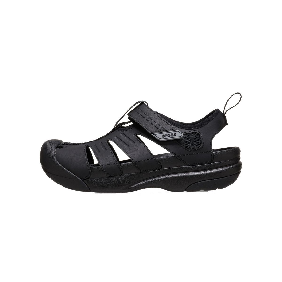CROCS - Sandalia Crocs Hombre Yukon Fisherman Negro Oscuro CROCS