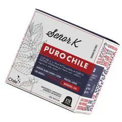 SEÑOR K - Capsulas Nespresso Blend Puro Chile x10 Cafe - Blanco