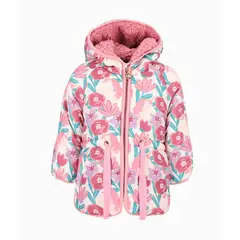 4KIDS - Parka bebés floreada rosado 4 Kids.