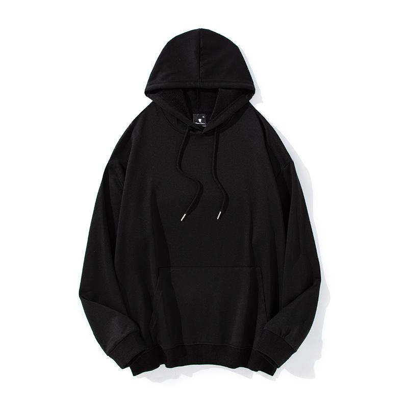 BLWOENS - polera de manga larga para hombres y mujeres en primavera y otoño - Negro