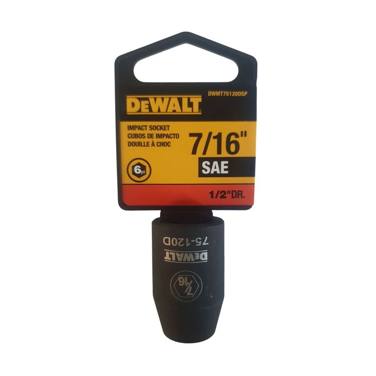 Dado de Impacto 7/16" con 6 puntos DWMT75120OSP