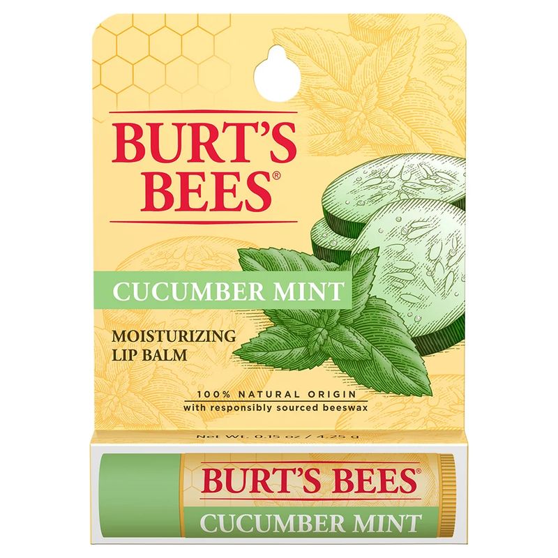 BURTS BEES - BÁLSAMO LABIAL PEPINO Y MENTA