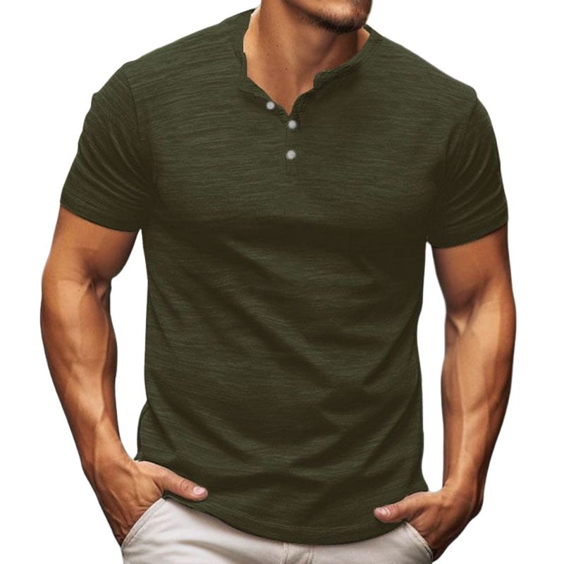 BLWOENS - Polera Manga Corta Hombre - Verde_.
