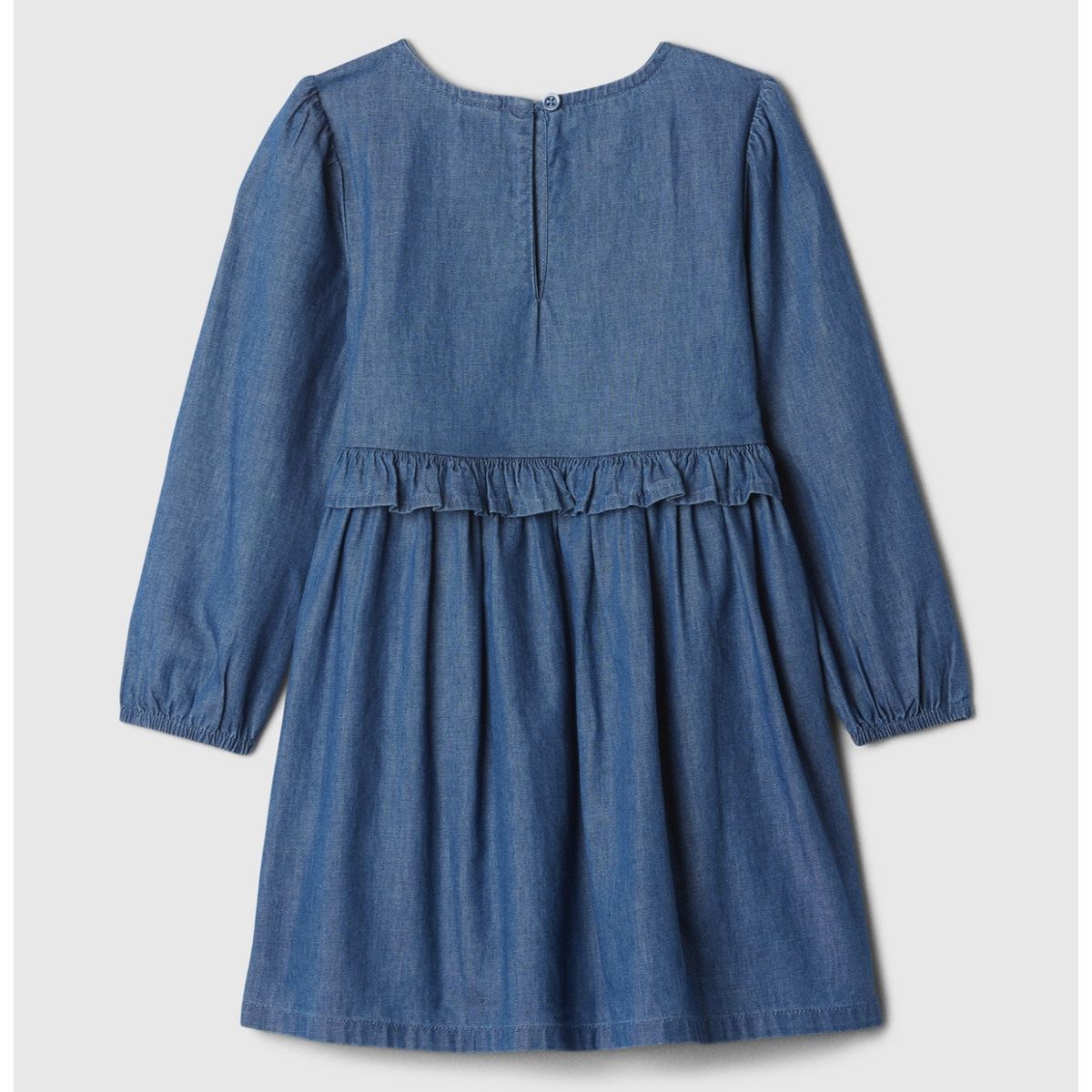 GAP - Vestido Toddler Niña Chambray Smocked Multicolor GAP