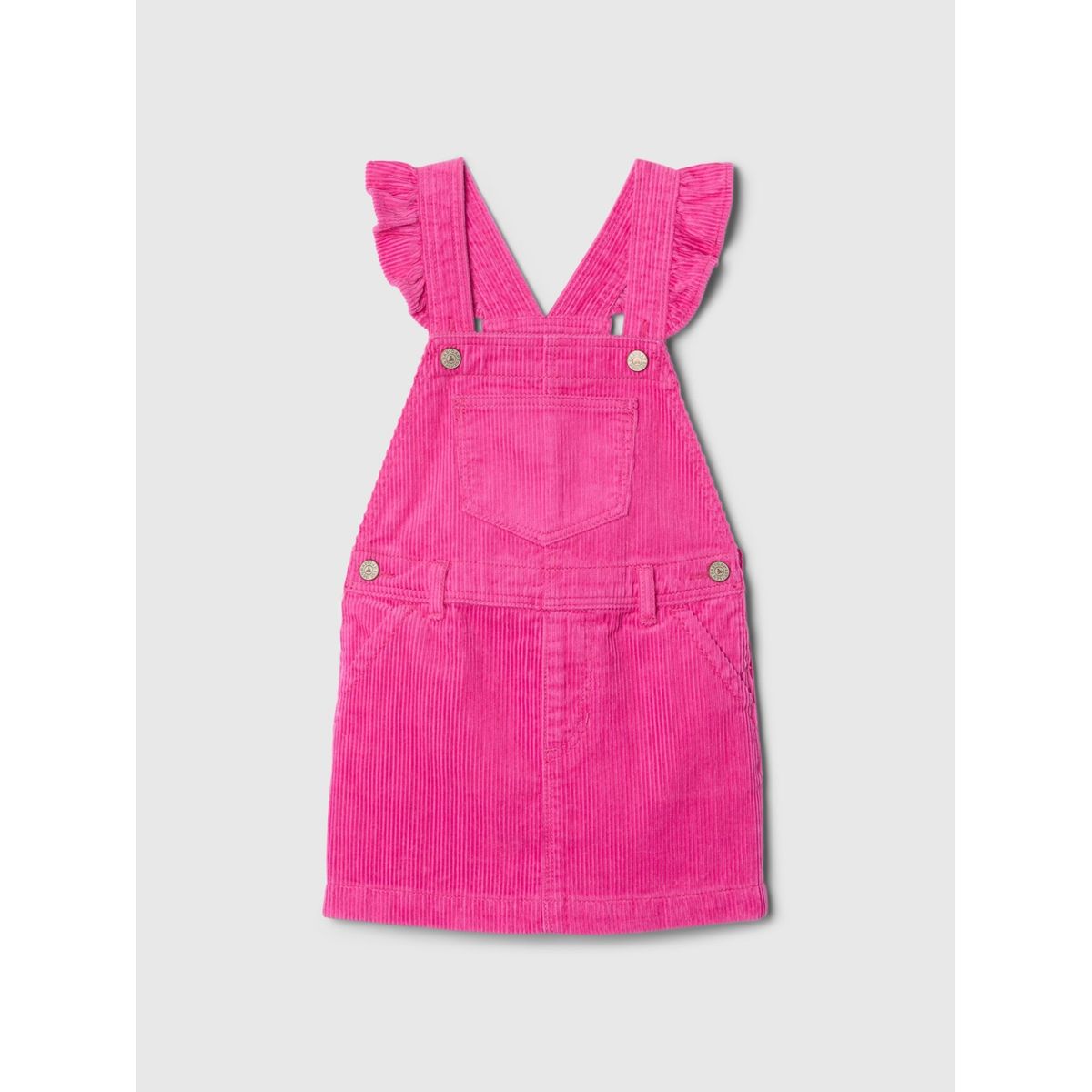 GAP - Jardinera Toddler Niña Cotelé Flutter Rosado GAP