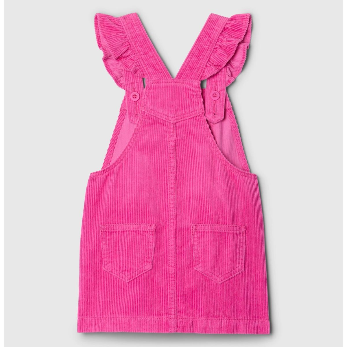 GAP - Jardinera Toddler Niña Cotelé Flutter Rosado GAP