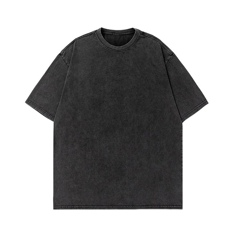 BLWOENS - polera de manga corta de verano para hombres y mujeres - Negro