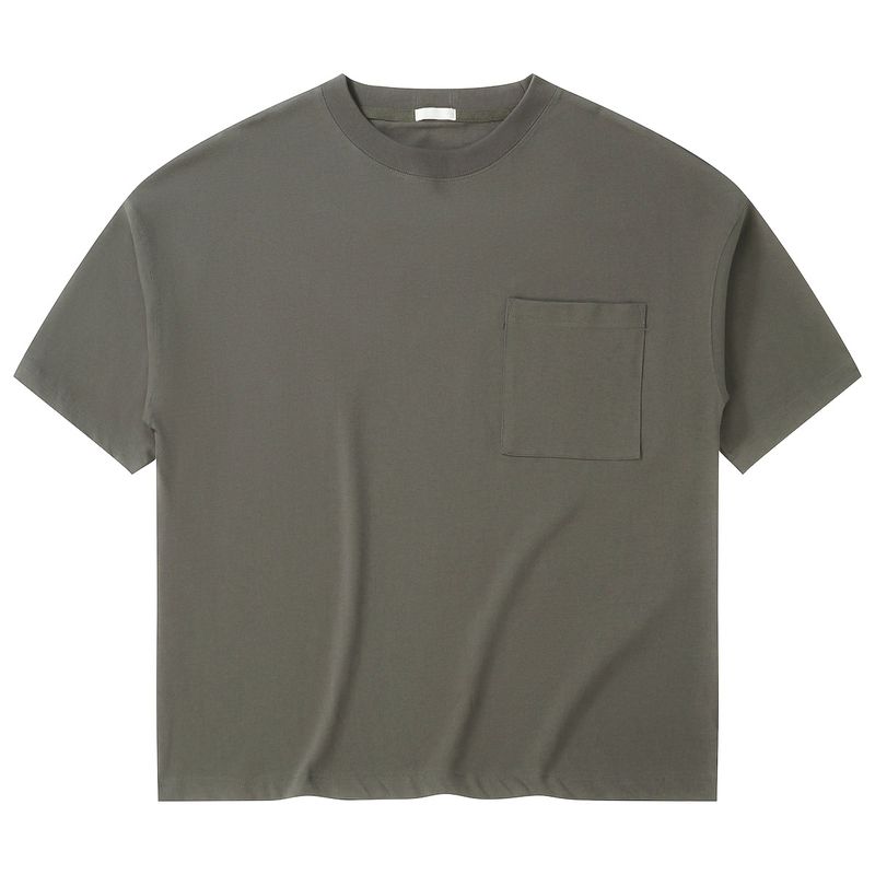 BLWOENS - Polera Manga Corta Hombre - Gris