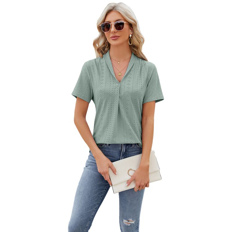 BLWOENS - Polera manga corta para mujeres - Verde