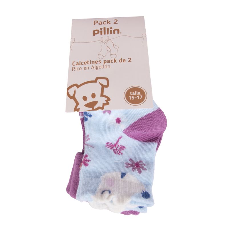 PILLIN - Calcetines Bebe Surtido Pillin PAB113-25SUR  - Multicolor