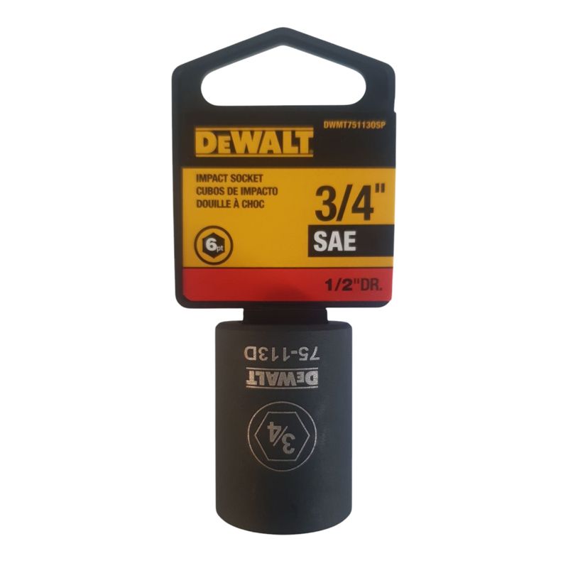 DEWALT - Dado de Impacto 3/4" con 6 puntos DeWalt DWMT75113OSP